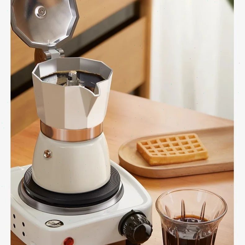 Coffee Equipment Pour Over - وعاء موكا مستدير القاع صمام واحد
