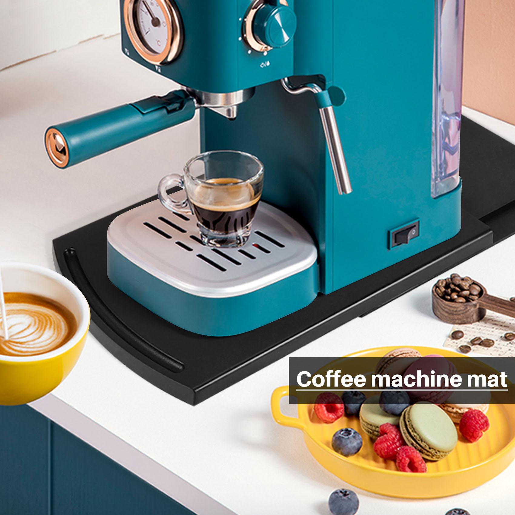 ABVJ-حصيرة انزلاقية لحوض المطب - مراجعة Coffee Equipment Tray وسعره