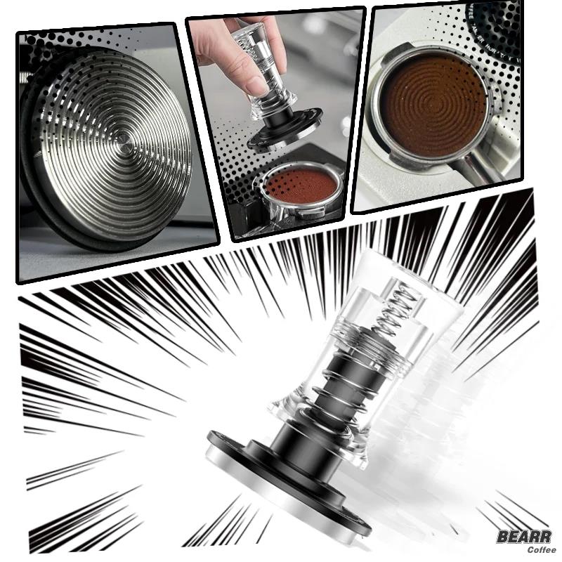 مدلك قهوة أكريليك مزدوج الزنبر - مراجعة Coffee Equipment Kit وسعره