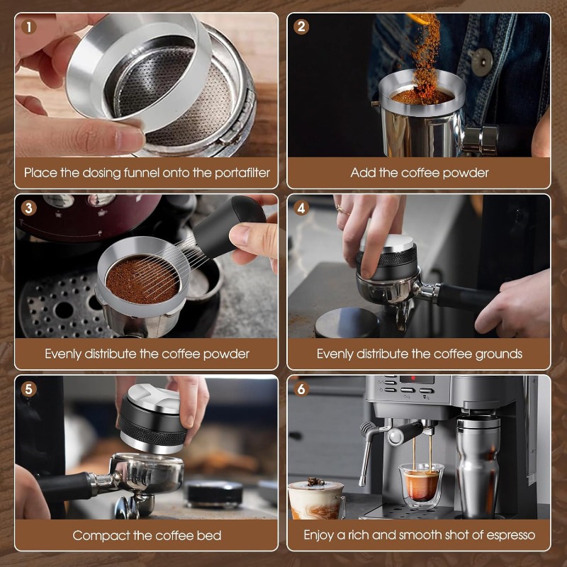 طقم إسبريسو 5 قطع مقاس 51/53/5 - مراجعة Coffee Equipment Kit وسعره