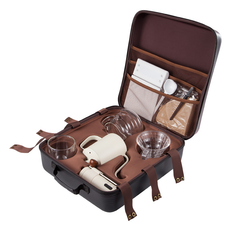 مجموعة أدوات القهوة، مطحنة يدو - مراجعة Coffee Equipment Kit وسعره